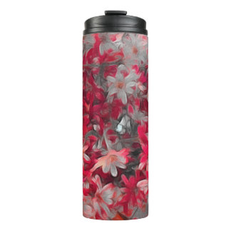 Holiday Red Floral Tumbler