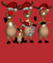 Holiday Reindeer Christmas Jumper Singing Reindeer Long Sleeve T-shirt - 28.15 Holiday Reindeer Christmas Jumper Singing Reindeer Long Sleeve T-shirt