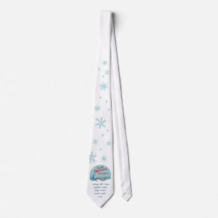 Holiday Reindeer Personalised Tie