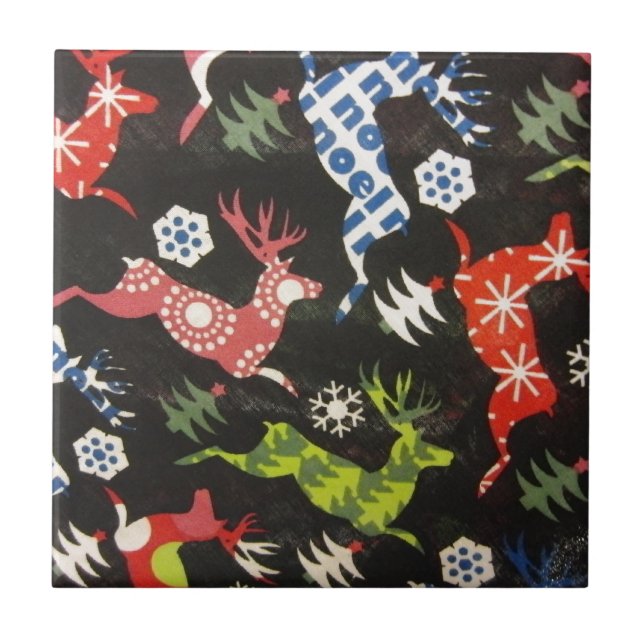 Holiday Reindeer Tile (Front)