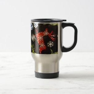 Holiday Reindeer Travel Mug