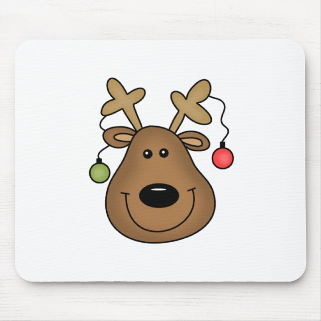 Holiday Reindeer Tshirts and Gifts Mouse Mat (Front)