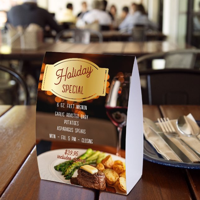 Holiday Restaurant Special Filet Mignon | Cake (Insitu(Restaurant))