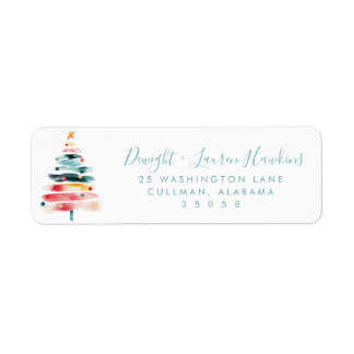 Holiday | Return Address Label