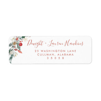 Holiday | Return Address Label