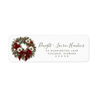 Holiday | Return Address Label