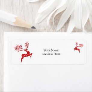 Holiday Return Address Labels