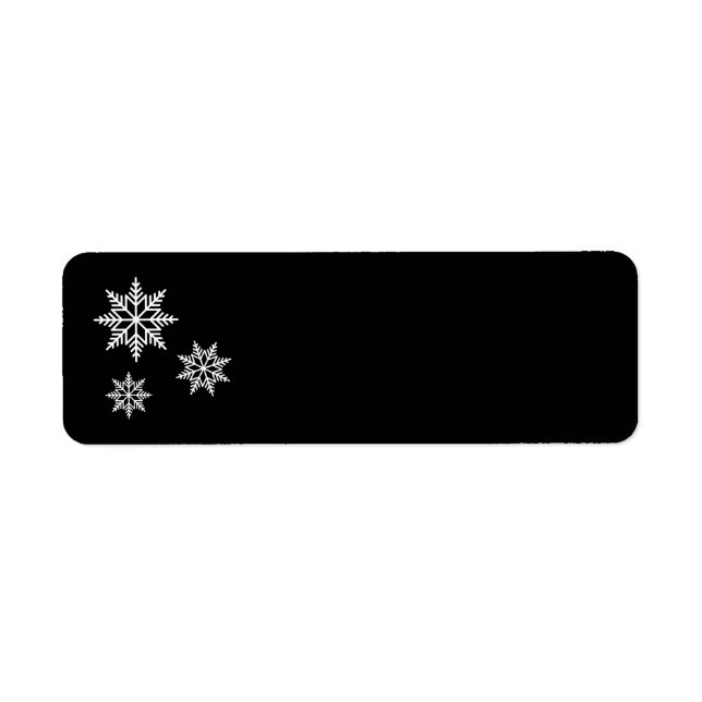 Holiday Return Address Labels (Front)