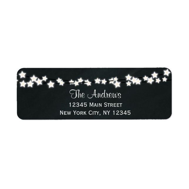 Holiday Return Address Labels (Front)