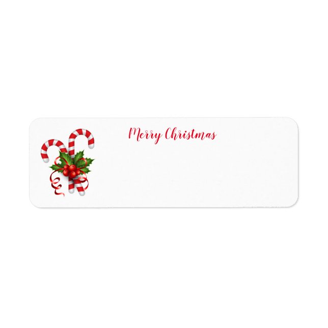 Holiday Return Address Labels (Front)