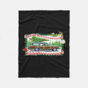 Holiday Road Christmas Tree Fleece Blanket