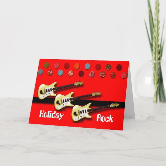 Holiday Rock Card (Front)