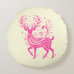 Holiday round cushion