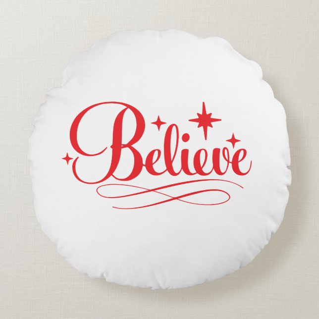 Holiday Round Cushion (Front)