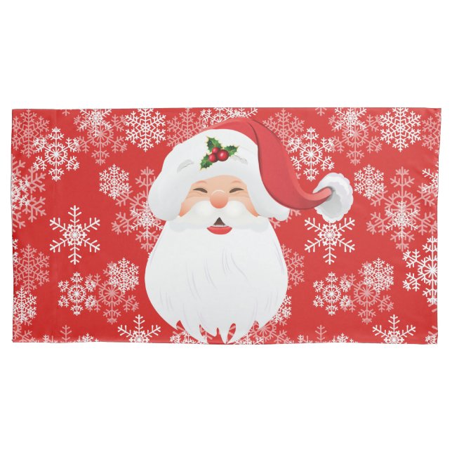 Holiday Santa Pillowcase (Front)