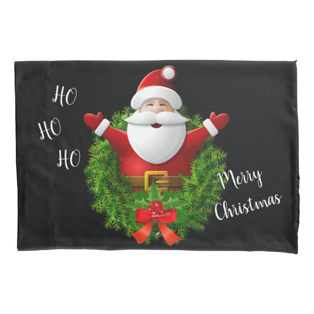 Holiday Santa Pillowcase (Front)
