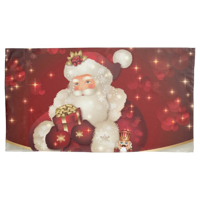Holiday Santa Pillowcase (Front)