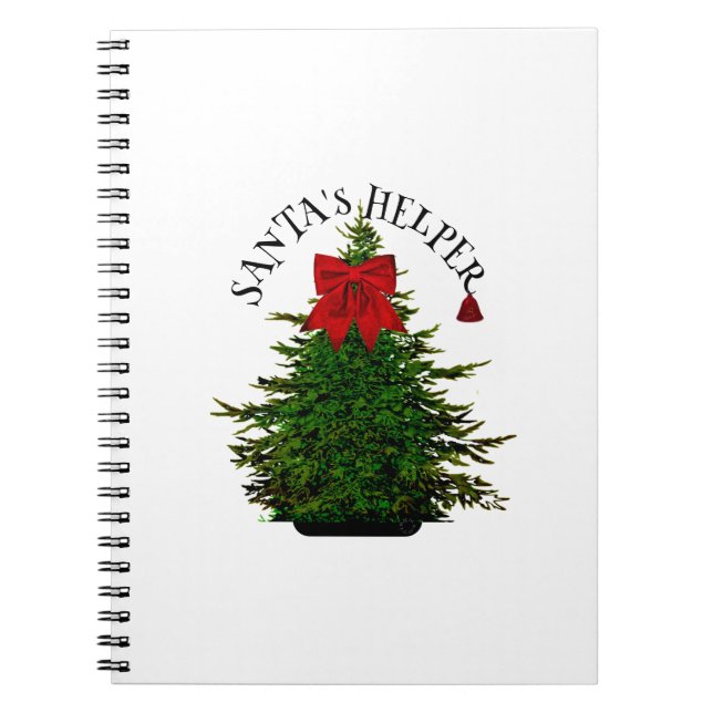 HOLIDAY SANTA'S HELPER NOTEBOOK (Front)