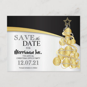 Holiday - Save the Date - Office Party Postcard