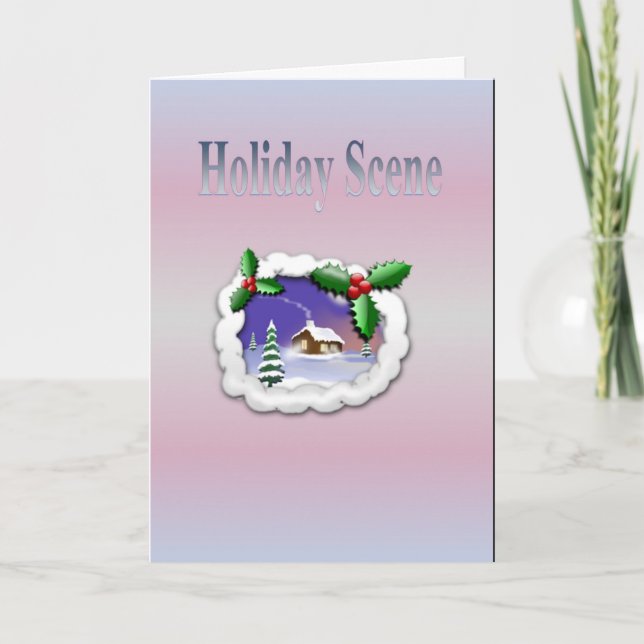 Holiday Scene Card (Front)