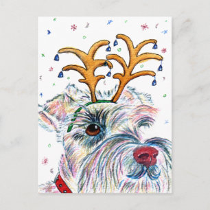 Holiday Schnauzer Postcards