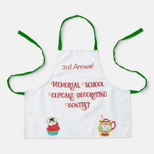 Holiday School Cupcake Decorating Contest Apron