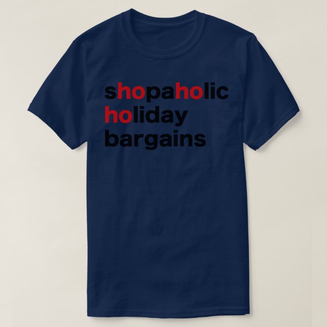 Holiday Scrabble Words design no 2 T-Shirt (Design Front)