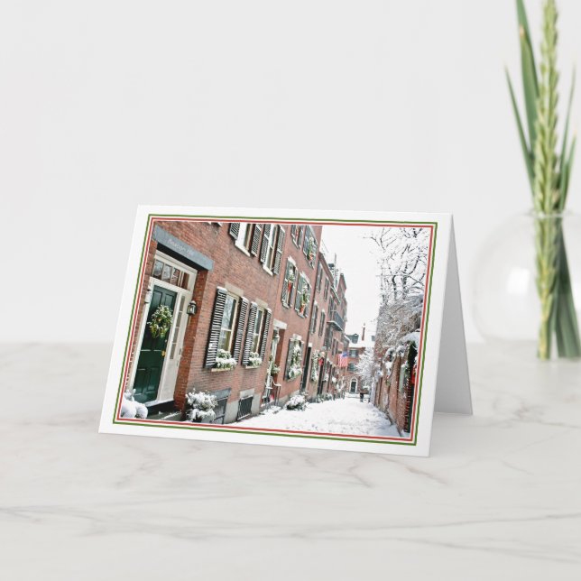 Holiday Season Beacon Hill: Boston MA: (Front)