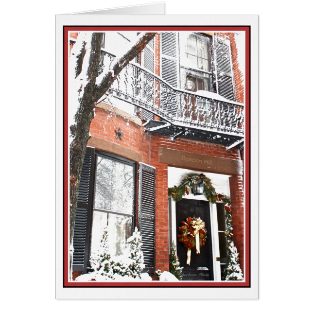 Holiday Season: Beacon Hill- Boston MA (Front)