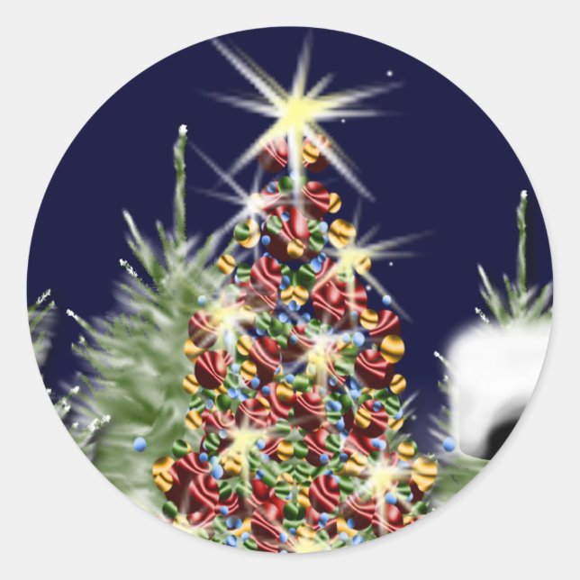 Holiday Season Cards Envelope Seals (Front)