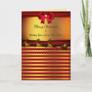 Holiday Season / Christmas New Year Card