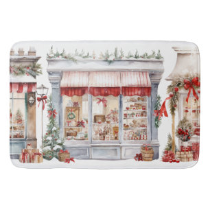 Holiday Season Christmas Theme Shops  Bath Mat