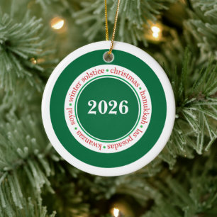 Holiday Season Custom Ornament
