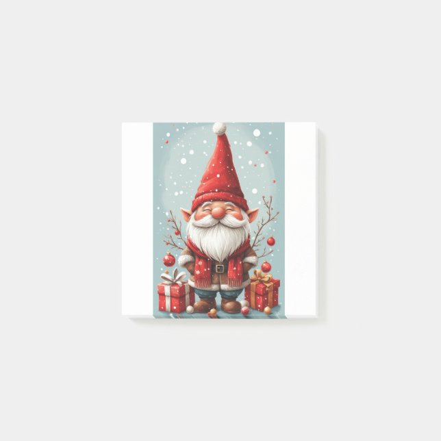 Holiday Season Gnome  Post-it Notes (Front)