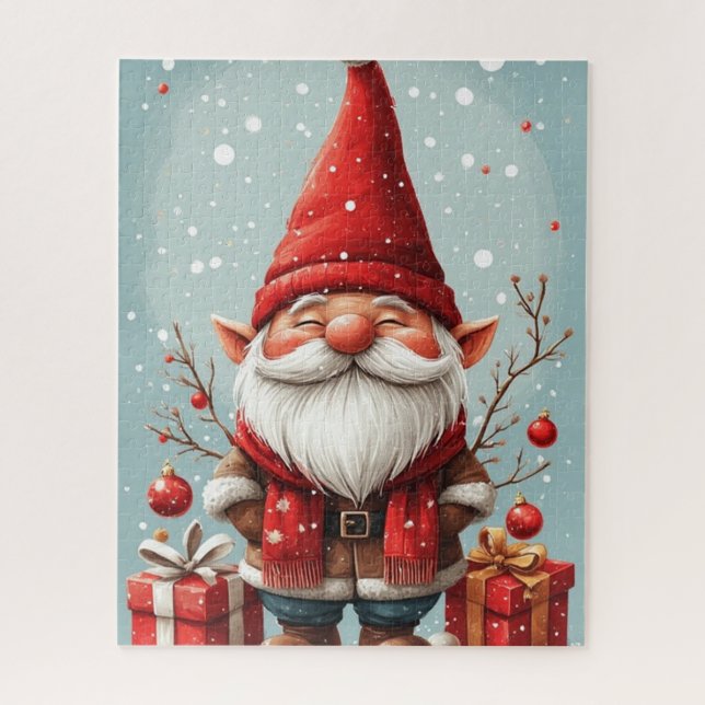 Holiday Season Gnome Puzzle (Vertical)