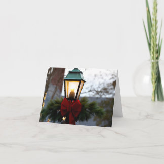 Holiday Season Lantern Christmas Card