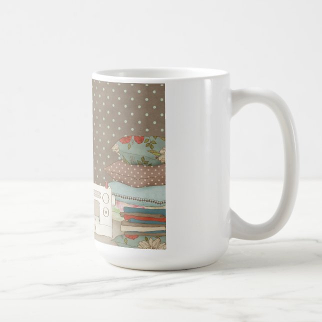 Holiday Sewing Coffee Mug (Right)