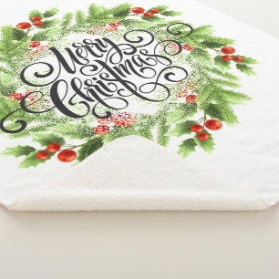 Holiday Sherpa Blanket
