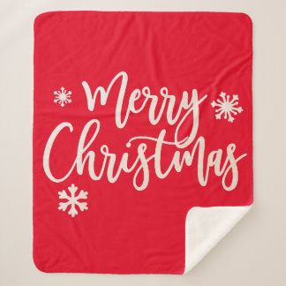 Holiday  sherpa blanket