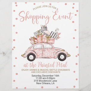 Holiday Shopping Event Flyer