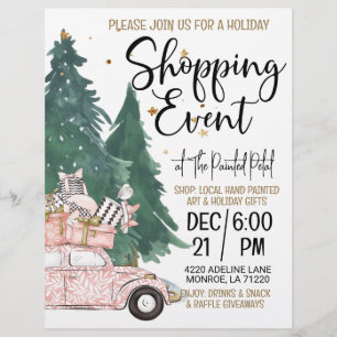 Holiday Shopping Event Flyer