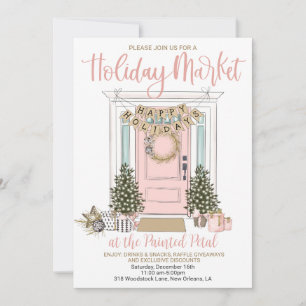 Holiday Shopping Event Invitation