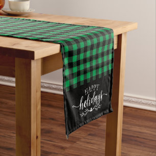 Holiday short table runner