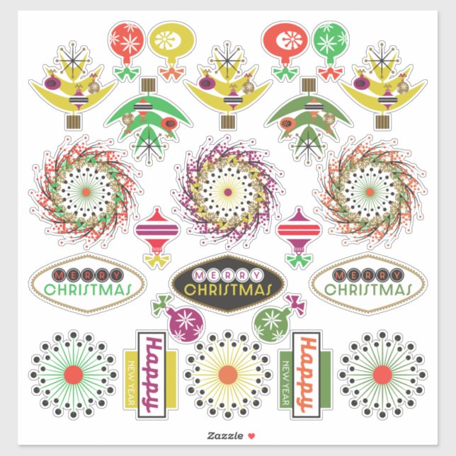 Holiday Signs Stickers (Sheet)