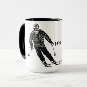 Holiday Skier - Downhill Skiing Mug
