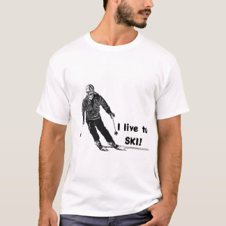Holiday Skier - Downhill Skiing T-Shirt