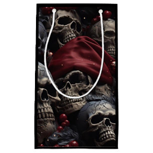  Holiday Skull Gift Bag (Black)