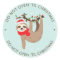 Holiday Sloth - Add Your Own Text Christmas