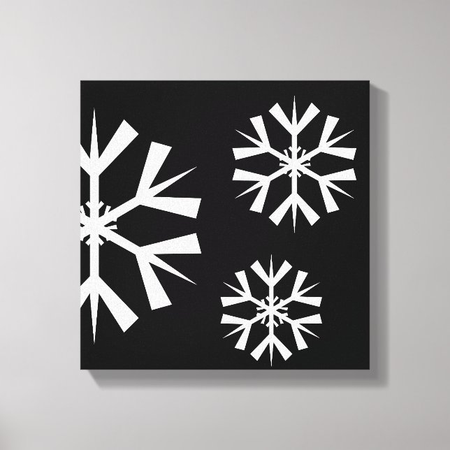 Holiday Snowflake Canvas Art (Front)