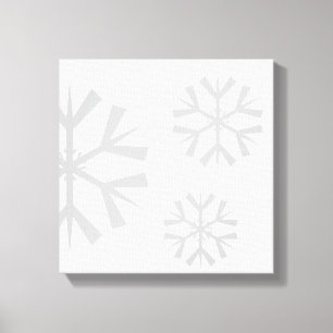 Holiday Snowflake Canvas Art